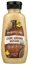 Organicville Stone Ground Mustard, 12-Ounce (Pack Of 6)