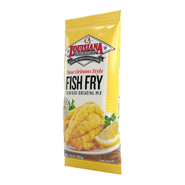 Louisiana Fish Fry, New Orleans Style Lemon Fish Fry, 10 oz (Pack of 12)