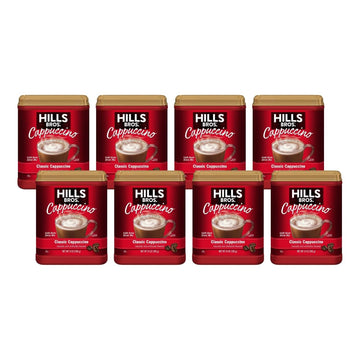 Hills Bros. Flavor Coffee (Classic Cappuccino, 14 Ounce (Pack of 8)