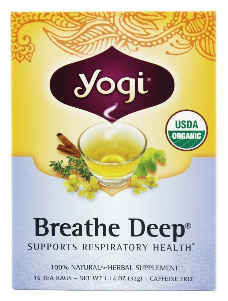 Yogi Tea Breathe Deep Herbal Tea 1.12 Ounces
