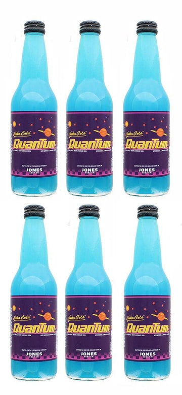 Jones Soda Nuka-Cola Quantum Soda | Berry Flavor | Pack of 6 | 12 Ounce