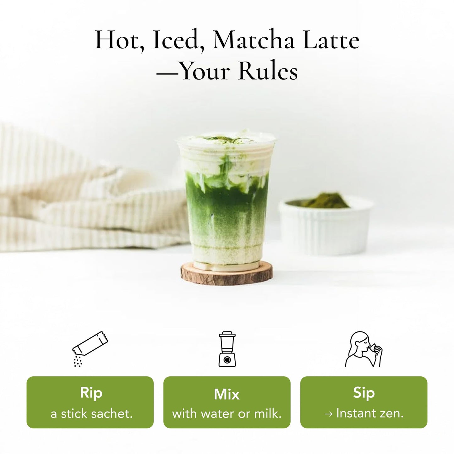 Art of Tea Matcha (Matchastick 12 Count) - 0.84 Ounce Pack of 12