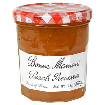 Bonne Maman Preserve, Peach, 13 oz