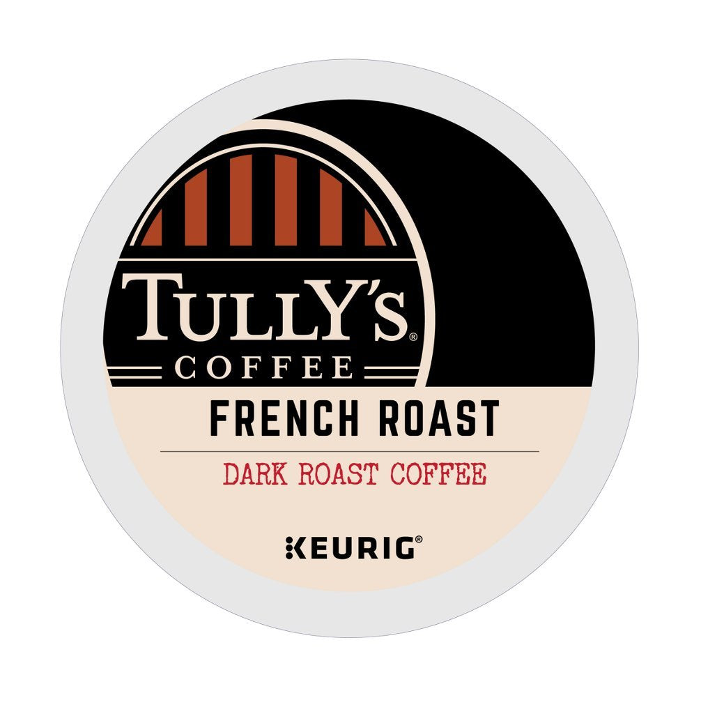 Tully'S Coffee French Roast Coffee K-Cups, Box Of 24