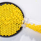 NIPEOR Yellow Edible Pearls for Baking, Cake & Cookie Sprinkles, 130g, 7mm Size, Perfect for Decoration