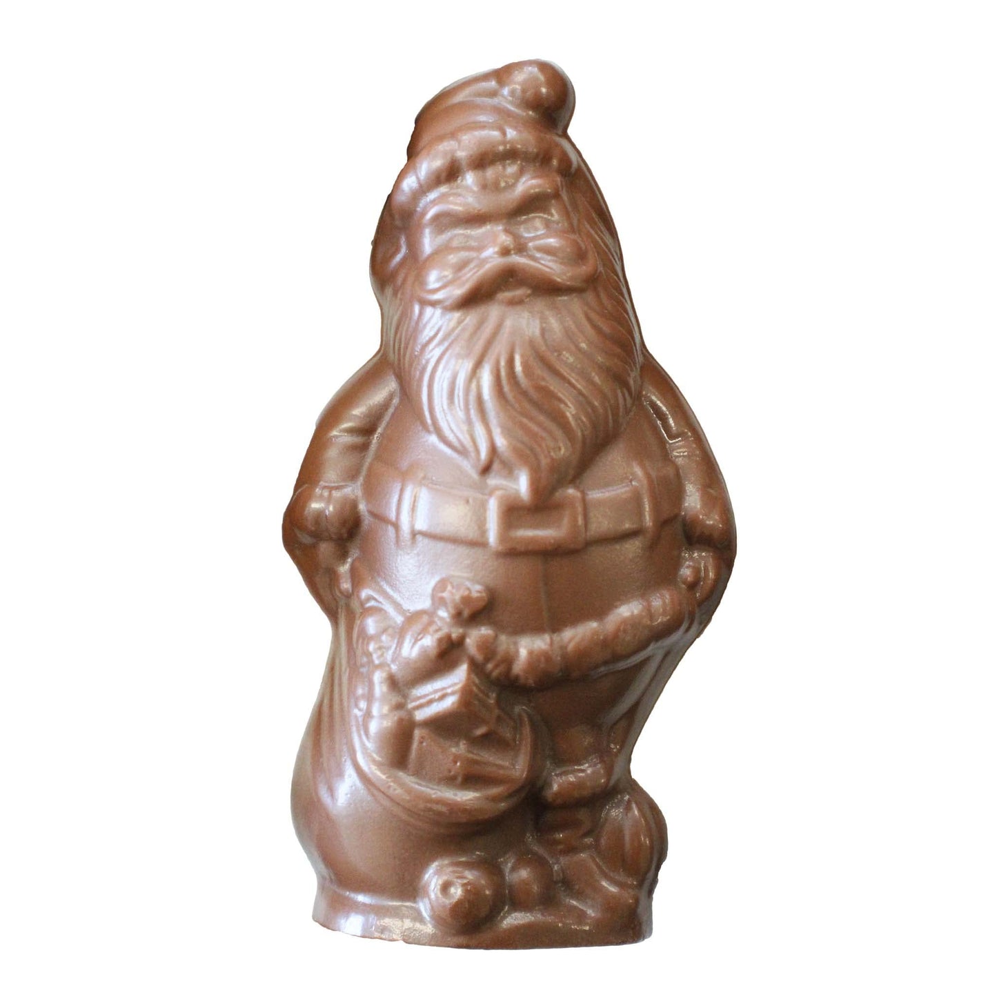 Vermont Nut Free Chocolates Solid Milk Chocolate Santa - Nut Free & Kosher, Holiday Chocolate Santa Gift, Perfect Stocking Stuff