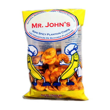 Mr. John'S Ripe Spicy Plantain Chips - Chewy & Crunchy - Gluten Free, Natural Ingredients & Msg Free (150Gm, 5 Pack)