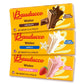 Bauducco Wafer Cookies, Assorted, Chocolate, Vanilla, and Strawberry, 60 oz (Pack of 12) - Crispy & Delicate Wafer Cookies With 