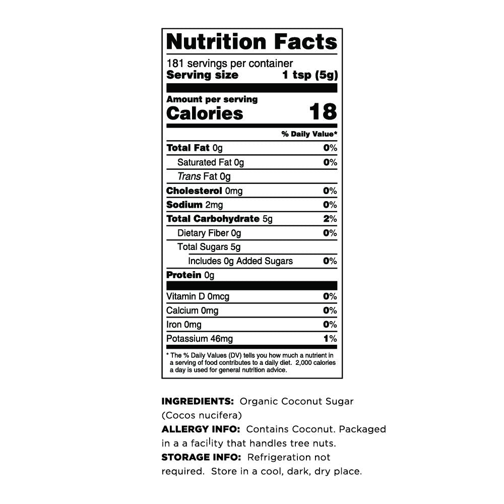 Terrasoul Superfoods Organic Coconut Sugar, Unrefined, Low Glycemic, 32 Ounce (2 Lbs)