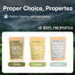 100% Propertea Organic Green Tea Bags, 100 Count Eco-Friendly Tea Bags, Deep Taste, Caffeinated, Rich In Antioxidants, Resealable Pouch