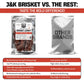 J&K Jerky Sweet & Spicy Brisket, Small Batch Handcrafted Beef Jerky 7 Oz