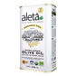 Aleta, USDA Organic Greek Extra Virgin Olive Oil, EU Certified Single Estate PDO Greece, 1 Lt (33.8 oz.) Tin, Kosher EK, Pack of