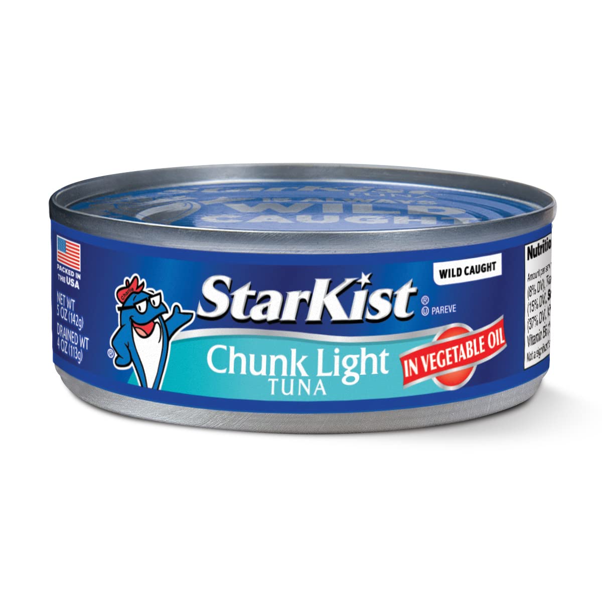 Starkist Chunk Light Tuna In Oil, 5 Oz (12 Pack) Canned Tuna Fish, Wild Caught, Gluten Free, Ready To Eat, Perfect For Salads, Keto Meals And Snacks, With 20G Protein & 90 Calories Per Serving