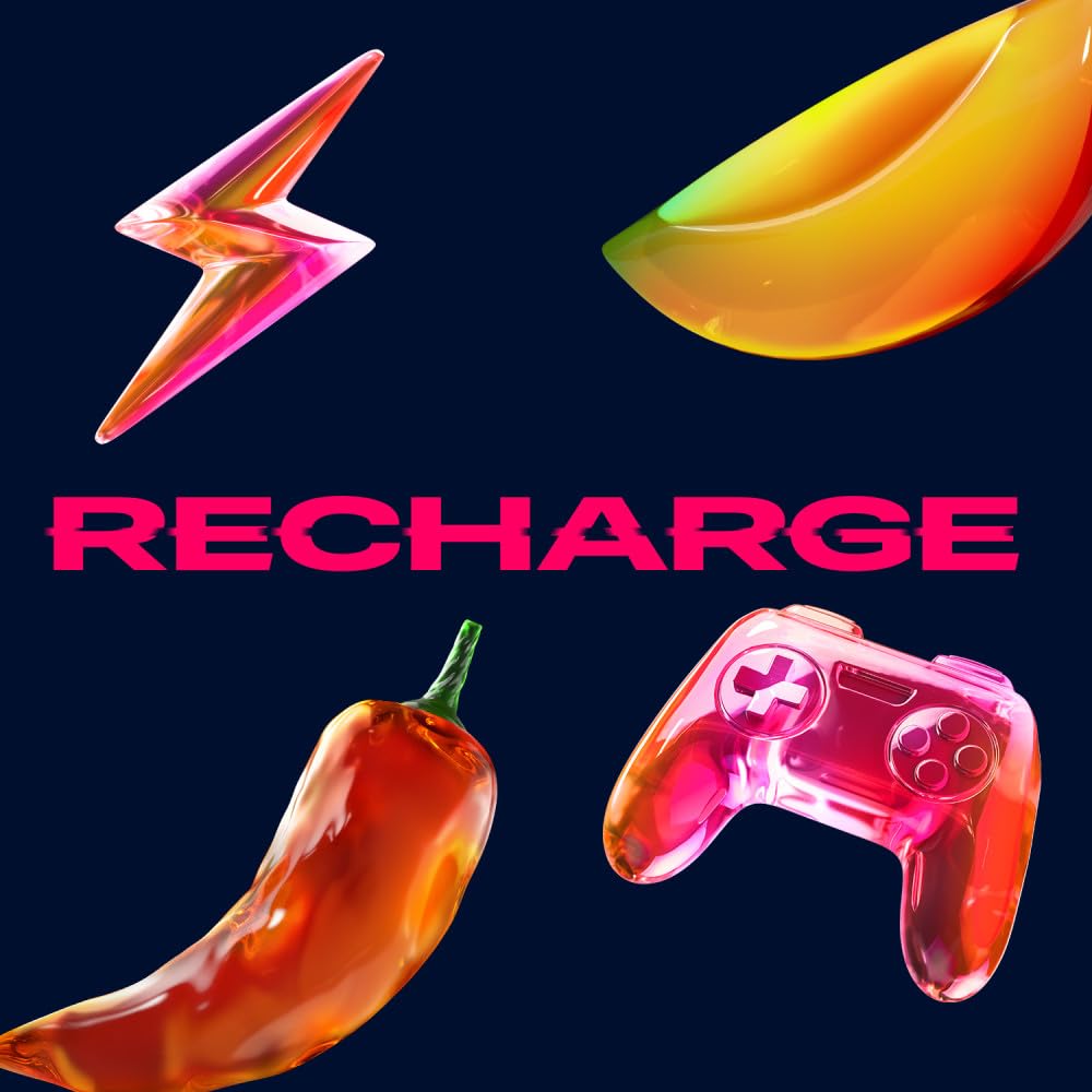 Respawn By Razer Spicy Mango Habanero Fire Mints Sugar Free, 1 Oz Packs (Pack Of 8)