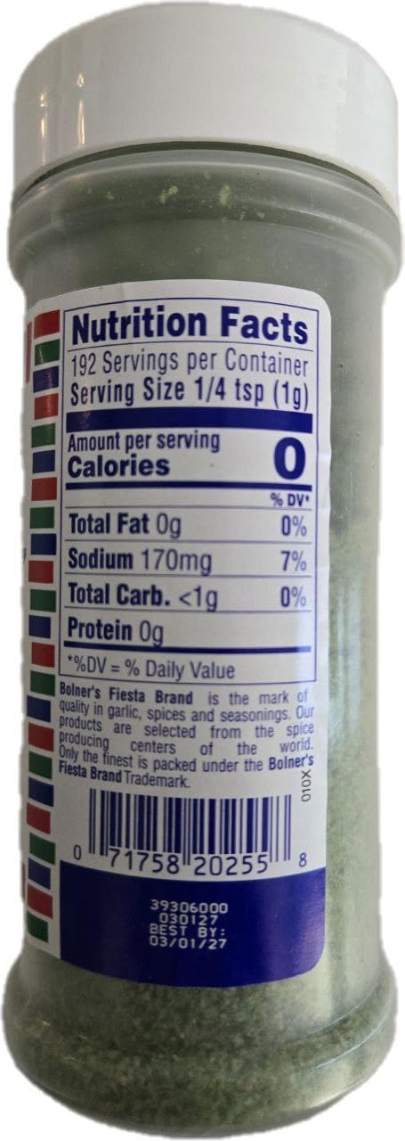 Bolner'S Fiesta Brand Lime Pepper, 5.5 Oz