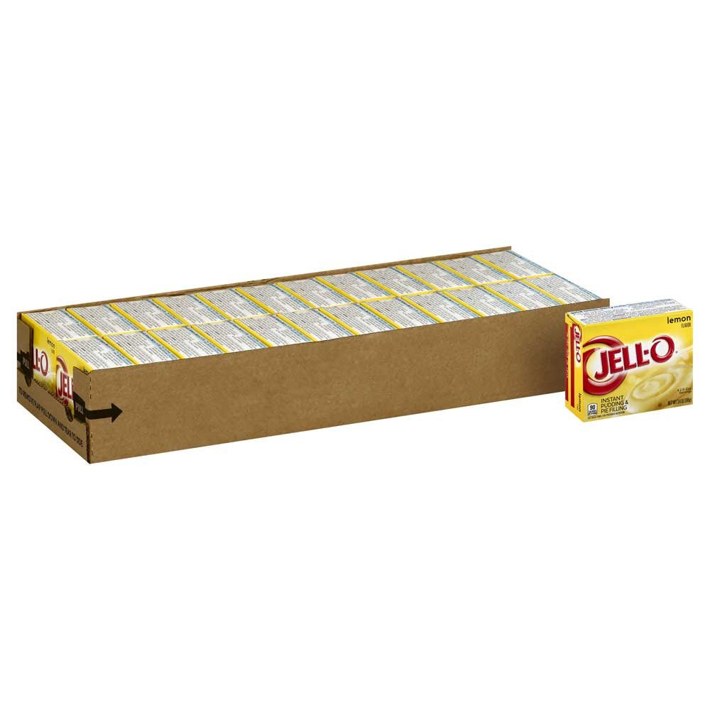 Jell-O Lemon Instant Pudding & Pie Filling, 3.4 Oz (96g) 3-pack