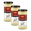 Shan Garlic Paste 24.69 Oz (700G) - Fresh Ground Garlic Cooking Paste In Airtight Glass Jar | Organic Minced Garlic For Flavorful Dishes - Vegetarian Friendly (Pack Of 3)