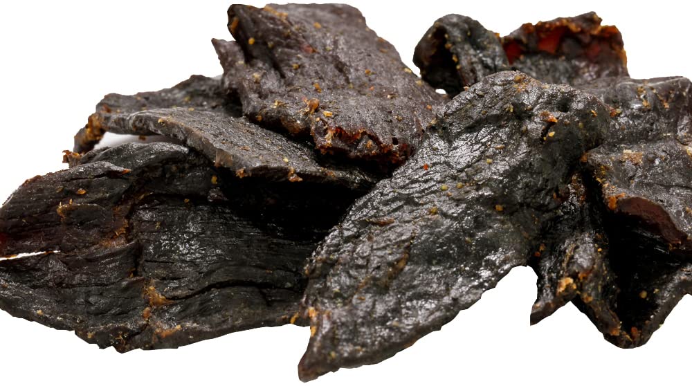 Buffalo Bills Beef Jerky Pieces, Smoked Black Pepper, 16oz (Pack of 1)