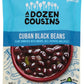 A Dozen Cousins Cuban Black Beans With Onions And Bell Pepper, 10 Ounce - 6 Per Case.