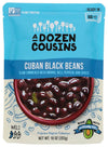 A Dozen Cousins Cuban Black Beans With Onions And Bell Pepper, 10 Ounce - 6 Per Case.