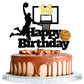 Basketball Happy 14th Birthday Cake Topper-Basketball Themed Birthday Party Cake Decoration-14 Years Birthday Party Supplies (14