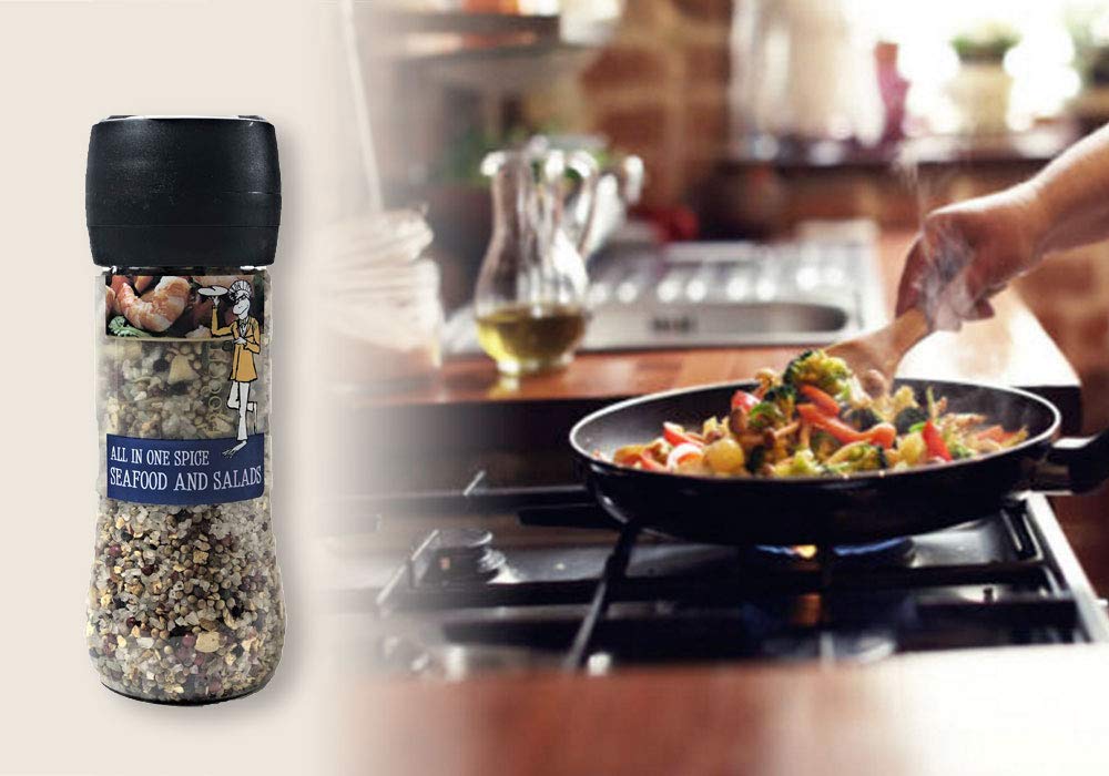 Seafood And Salad Seasoning Grinder 250G Non Gmo