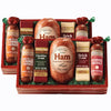 2 Holiday Gift Boxes - The Swiss Colony High 5 Food Bundle - Assorted Summer Sausages and Cheeses, Includes 2 Gift Boxes