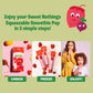 Sweet Nothings  Multi-Pack  USDA Organic Kids Squeezable Super Fruit Smoothie  Value Pack of 24 - Dye-Free  No Added Sugar Vegan  Healthy Organic Fruit and Veggie Pops  Freeze & Enjoy