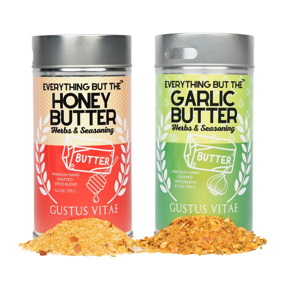 Better Than Butter Seasoning Set: 2 Pack Set | Gourmet Seasoning, Artisanal Spice Blends | All Natural, Non GMO | Small Batch, H