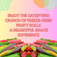 G-Box Freeze Dried Fruity Crunch Rolls Candy, Tiktok Trend Items, Freeze Dried Candy, Freeze Dried Strawberries, Delightful Crun