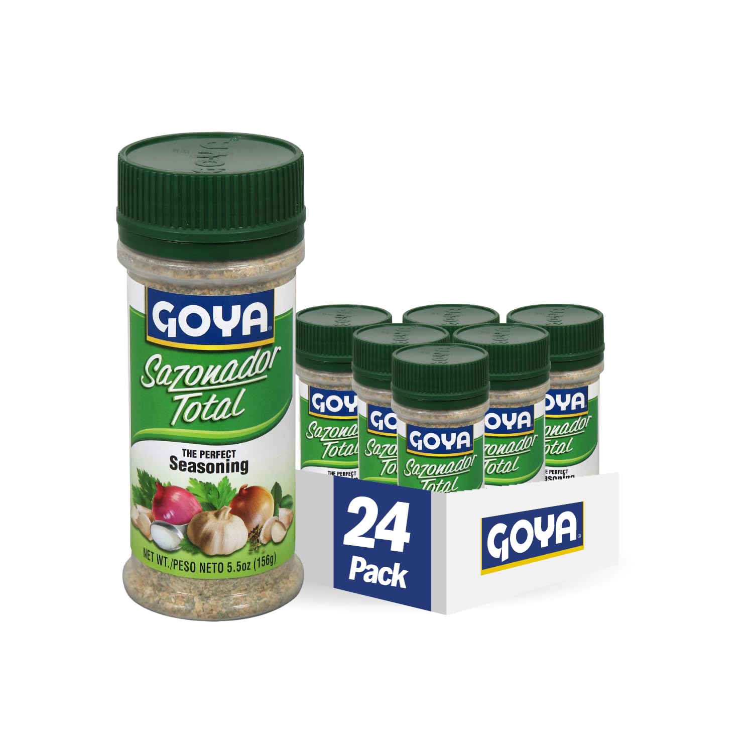 Goya Foods Sazonador Total Seasoning, 5.5 Ounce (Pack of 24)