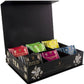 Wissotzky Artisinal Tea Chest Box, Artisan Collection Assorted Artisan Tea Bags (42 Individually Wrapped Tea Bags, 6 Flavors) Gr