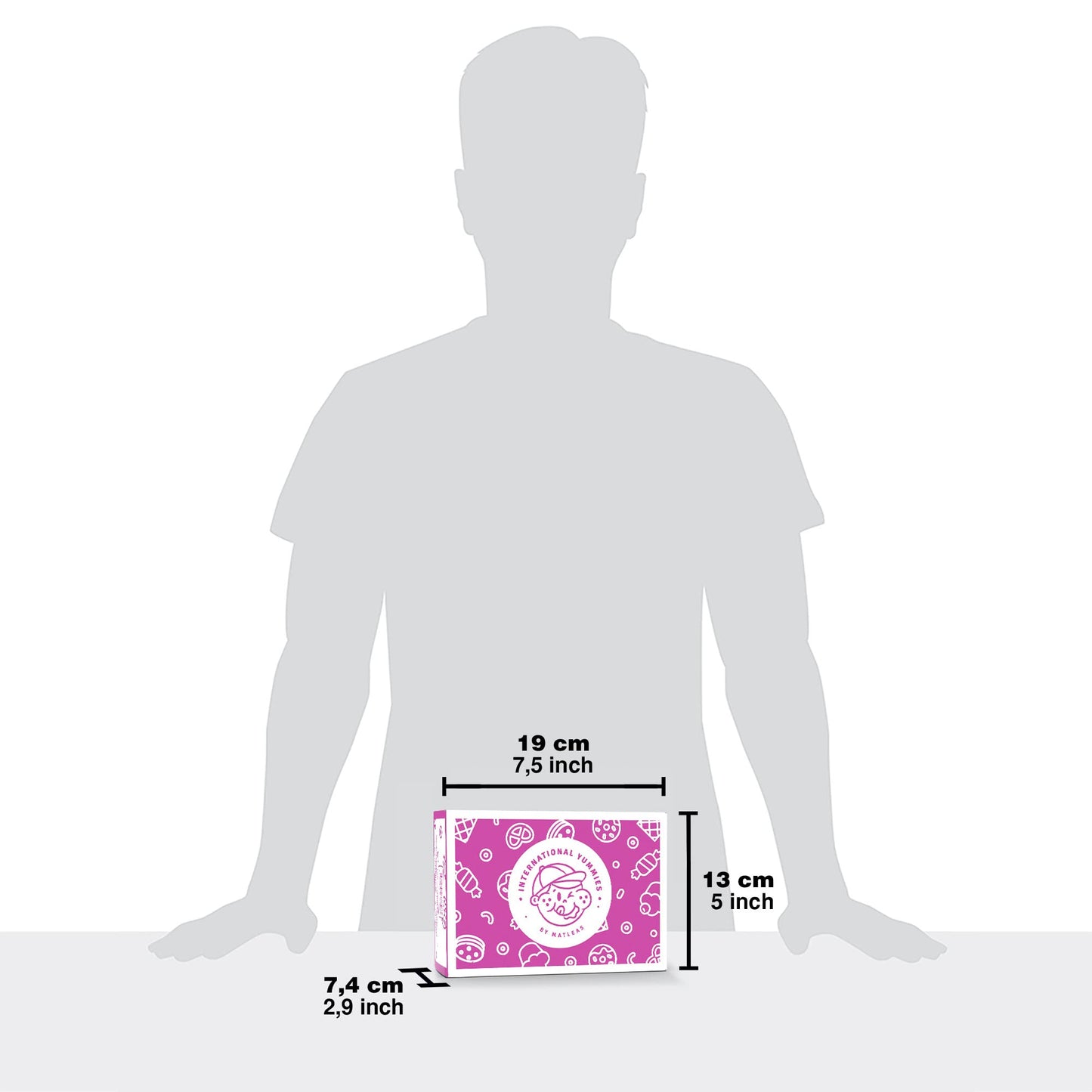 International Yummies Midi Snack Box | 12 Exotic Snacks + 1 Bonus | Purple Theme