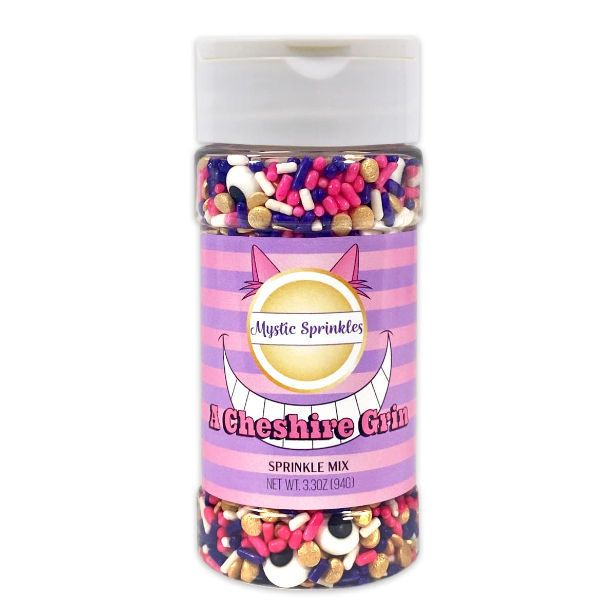 Mystic Sprinkles Wonderland Sprinkle Mixes (A Cheshire Grin 3.3Oz)