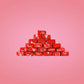 All Red Star Candy, Bulk Burst Red Cherry Candies for Buffet, Parties, and Pinatas (1 Pound)