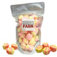 Airmont Farm Freeze-Dried Candy Salt Water Taffy - Strawberry Banana - 2 oz - Bite-Sized Pieces - Crunchy Snack