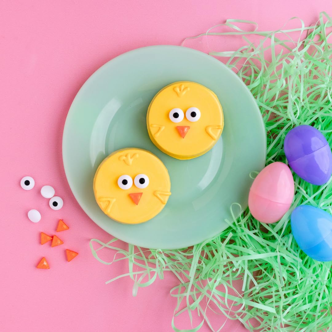 Sweets Indeed Easter Silicone Oreo Mold With Candy Sprinkles And Shapes Bunny Tails Eyes Beaks Decorates 12 Cookies Perfect For