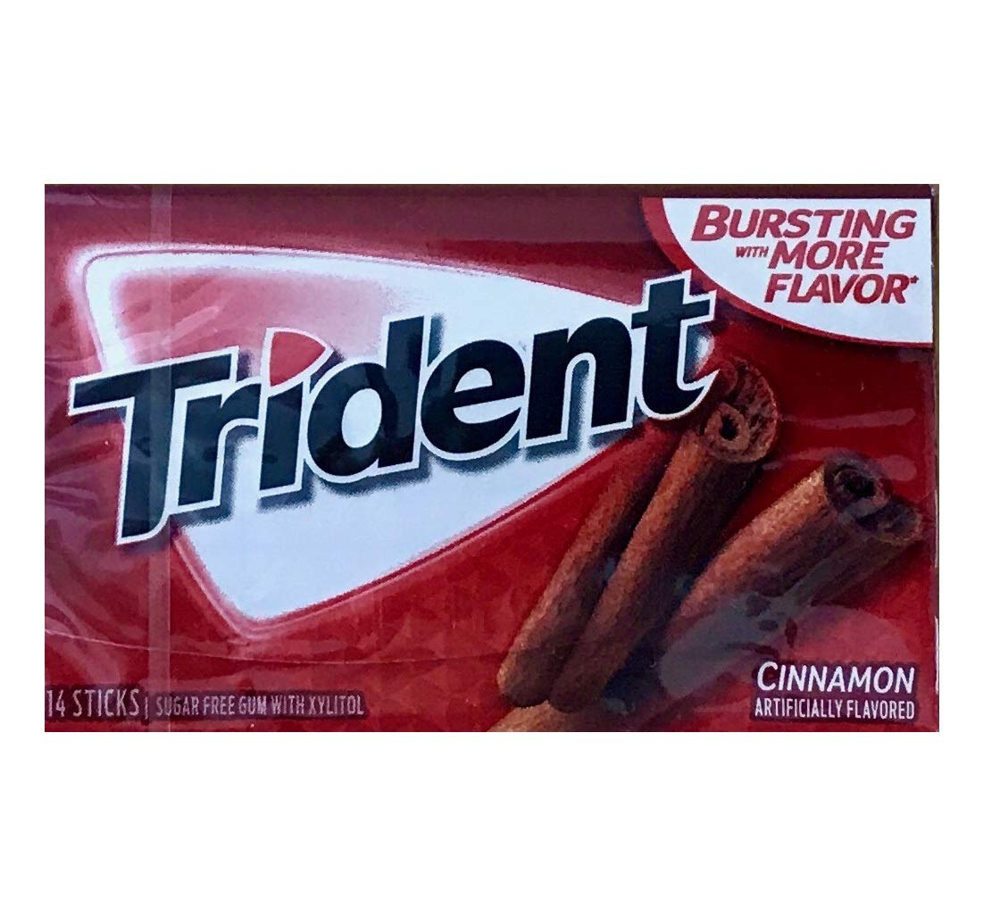 Trident Sugar Free Chewing Gum Variety Gift Pack (Pack Of 8)
