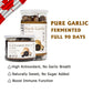 Orgnisulmte Canada Black Garlic Fermented For 90 Days 100% Natural Multi Clove Garlic Hand Selected In Canada,Ready To Eat 8 Oz