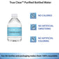 True Clear Purified Bottled Water, Bpa Free Mini Water Bottles, Easy To Carry (8.0 Oz Per Bottle, 24 Bottles Per Carton)