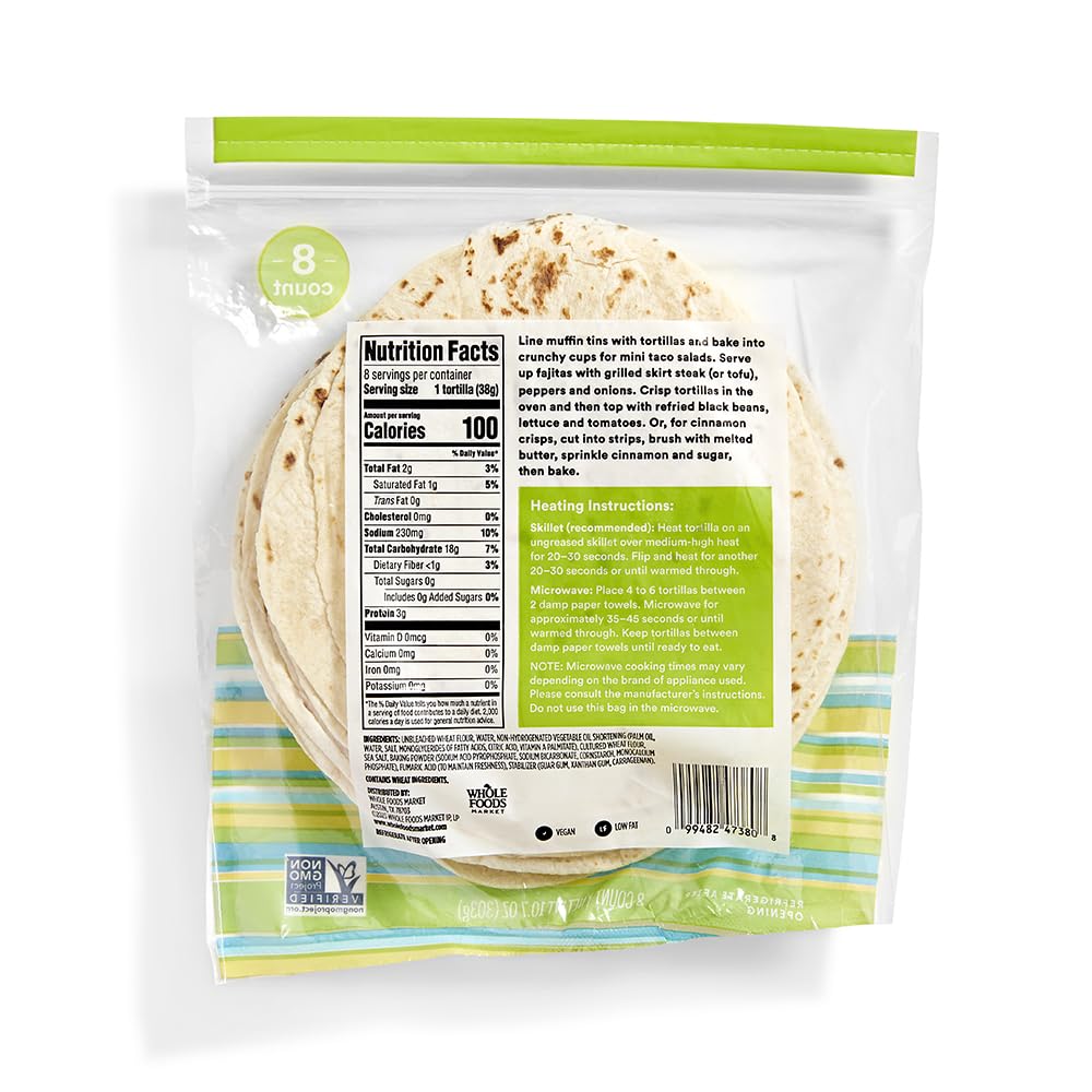365 by Whole Foods Market Flour Tortillas, 10.7 OZ