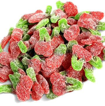Sour Twin Cherries Gummy Candy, Sanded Gummi Cherry (2.2 Pound (Pack Of 1))
