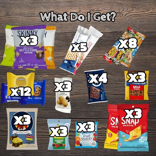 Bussin Boxes Low Calorie Snack Variety Pack - 100 Calorie Snacks, 50 Count, 0.04 Ounce Each