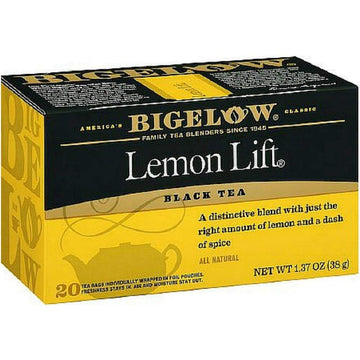 Bigelow Black Tea Lemon Lift - 20 Ct