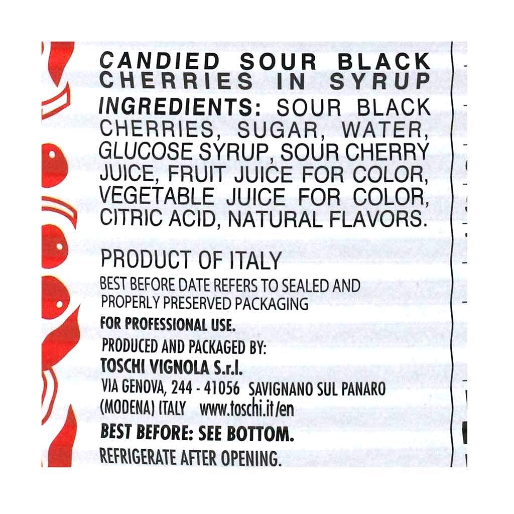 Toschi - Amarena Cherries in Syrup, 1kg (35.3oz)