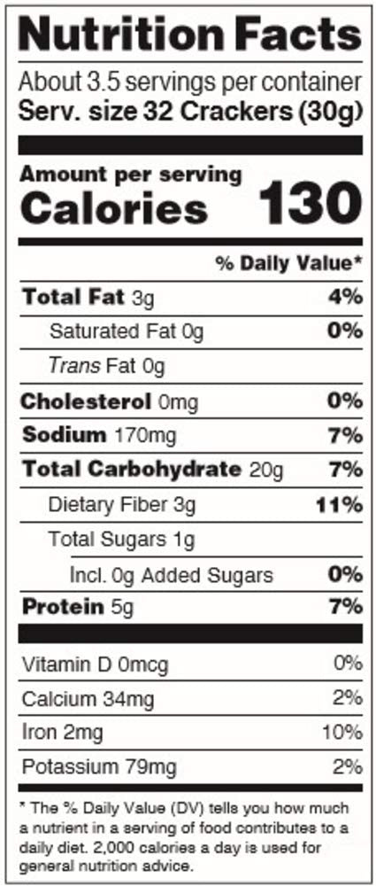 Crunchmaster Sea Salt Protein Snack Cracker, 3.54 Ounce -- 12 Per Case.