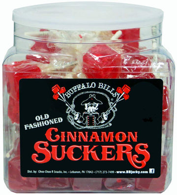 Buffalo Bills Old Fashioned Cinnamon Suckers (42 Individually Wrapped Cinnamon Lollipops Per Tub)