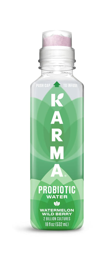 Karma Probiotic Water - Watermelon Wild Berry Drink - Immune & Gut Health Support