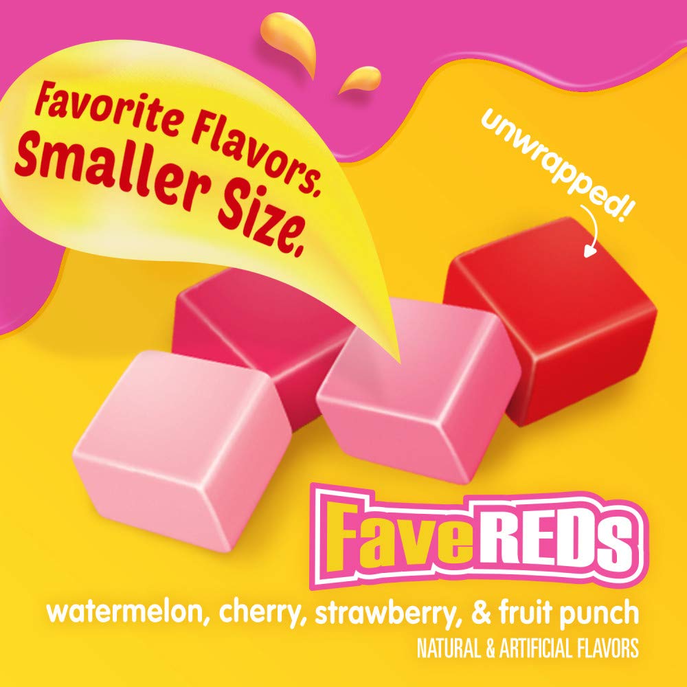 Starburst Fruit Chews Candy - Favereds Minis, 8Oz (Pack Of 8) - Delicious Starburst, Bulk Mini Candy, Bulk Box