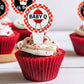 40 Pcs Baby Q Cupcake Topper Bbq Baby Shower Birthday Party Supplies Picnic Party Cake Topper For Summer Barbecue Picnic Baby Sh
